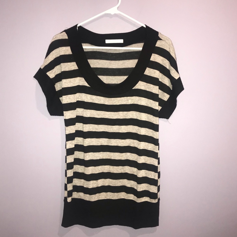 ✨Charlotte Russe Striped short sleeved sweater